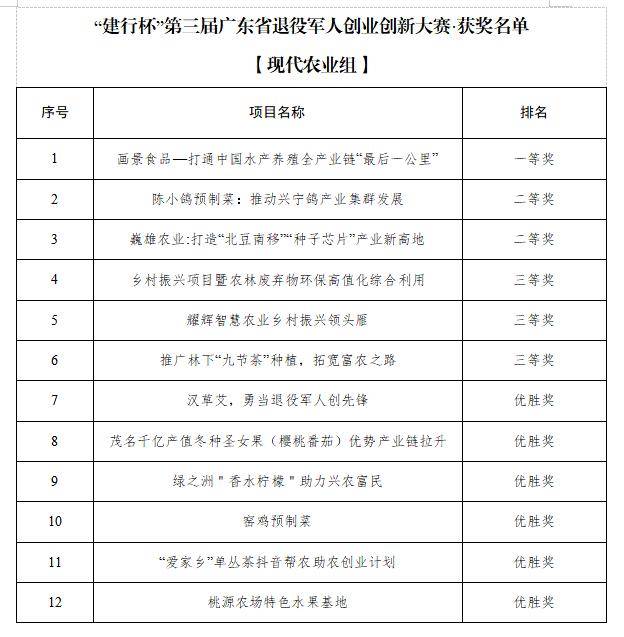 第三届广东省退役军人创业创新大赛落幕，获奖项目可获“12 n”政策支持(图6)